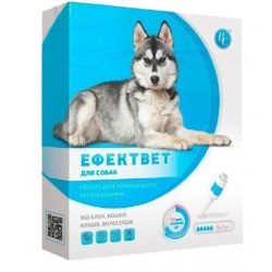 Ефектвет краплі проти бліх для собак на 20кг 1мл 5 Ветсинтез 