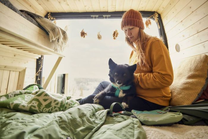 Анатомічна шлейка для собак Hurtta Casual Y-harness 50-60 Бірюзовий