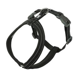 Анатомічна шлейка для собак Hurtta Casual Y-harness 30-35 Чорний