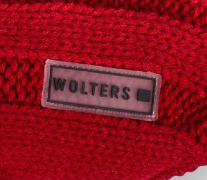 В'язаний светр для собаки Wolters Cable Knit з візерунком коси 35 см Червоний