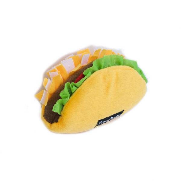 М'яка іграшка для собак тако ZippyPaws NomNomz Taco з пищалкою