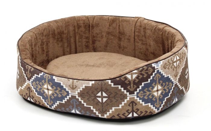 Лежак Роксі меблева тканина шоколад. 453917 см