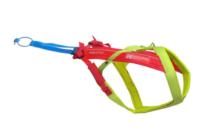 Шлейка для собак Freemotion harness 5.0 LTD Non-stop dogwear Жовтий/Рожевий/Блакитний 9