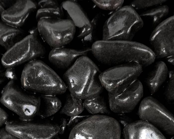 Ґрунт Галька чорна Ебон, вага 10 кг 15-25 мм