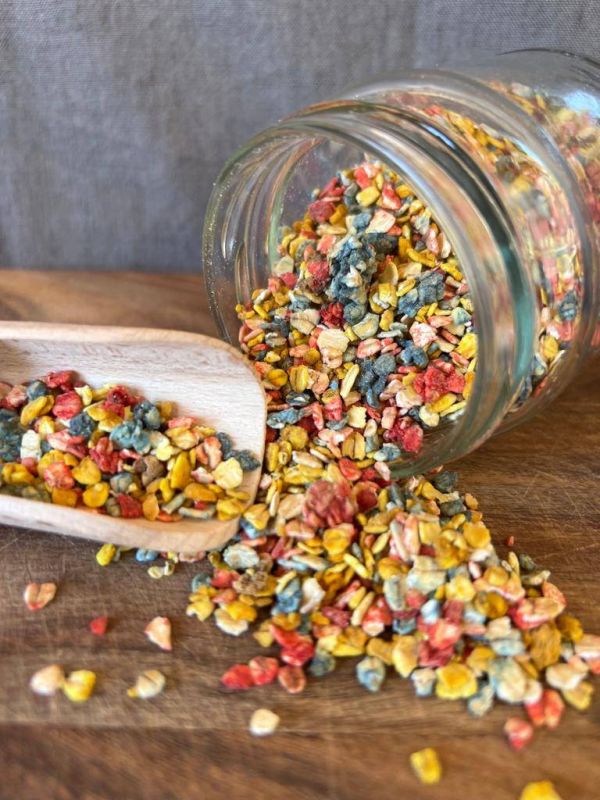 Натуральна веганська посипка для собак Cooka's Cookies Raіnbow Dogfetti 100% овес 90 г