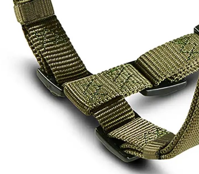 Анатомічна шлейка для собак Wolters Professional M 30-50 см / 15 мм Оливковий