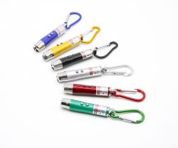 Лазер, ліхтарик, УФ детектор (3в1), 7см 