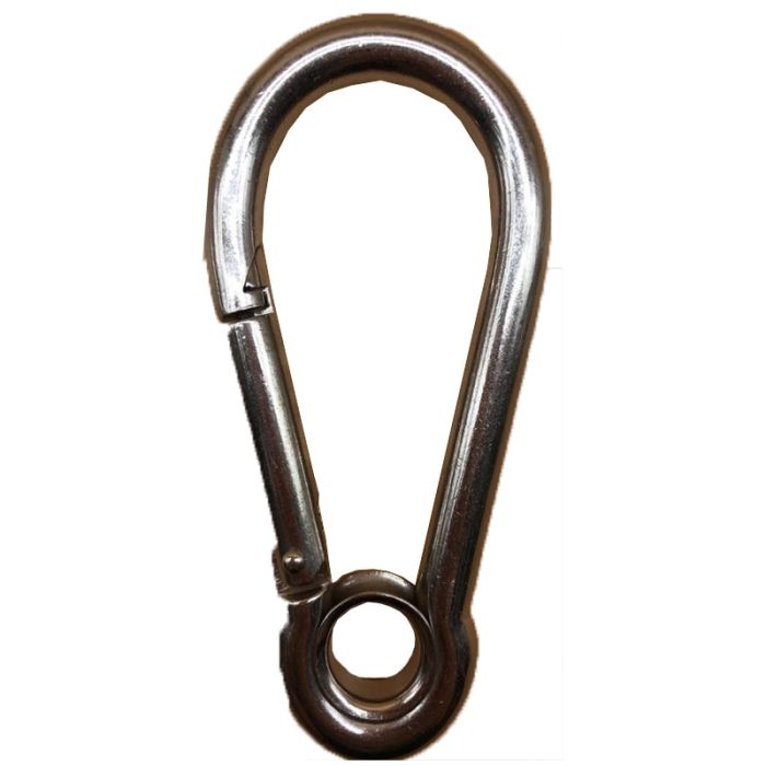 Карабін пожежний з кільцем 14см 