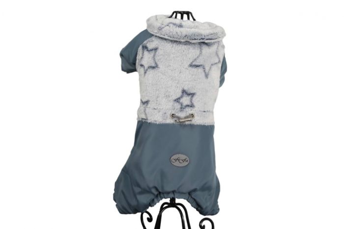 Норман комбінезон на овчині без силікону для собак хлопчиків S3