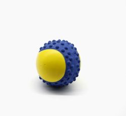 Мяч латексний 6 см. Синьо-жовтий