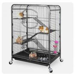 Клітка для гризунів універсальна 3 полиці, на колесах 92х64х43 см 