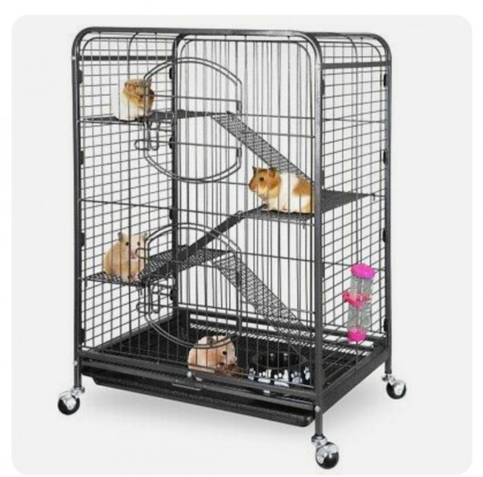 Клітка для гризунів універсальна 3 полиці, на колесах 92х64х43 см 
