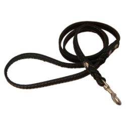 Повідець з ремінною шкіри з запльотом прострочений 10 мм