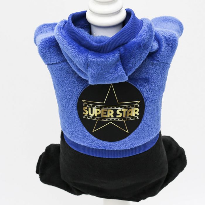 Суперстар комбінезон для собак хлопчиків махра XS