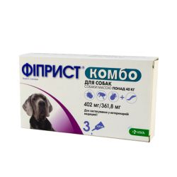 Fiprist Combo  Фіприст Комбо) - краплі від бліх і кліщів для собак від 40кг