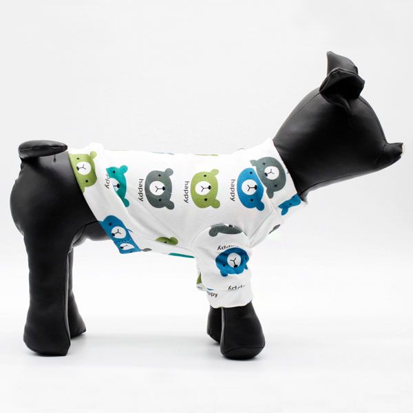 Світшот Happy Bear трикотаж на флісі білий XL