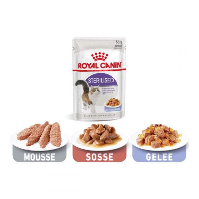 Royal Canin fhn wet steril jelly 12 шт, консерви для кішок 11495 акція 