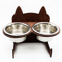 Кормушка для котів Cat Joy Мордочка дуб 