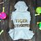 Тигр комбінезон для собак дівчаток трикотаж на флісі S1