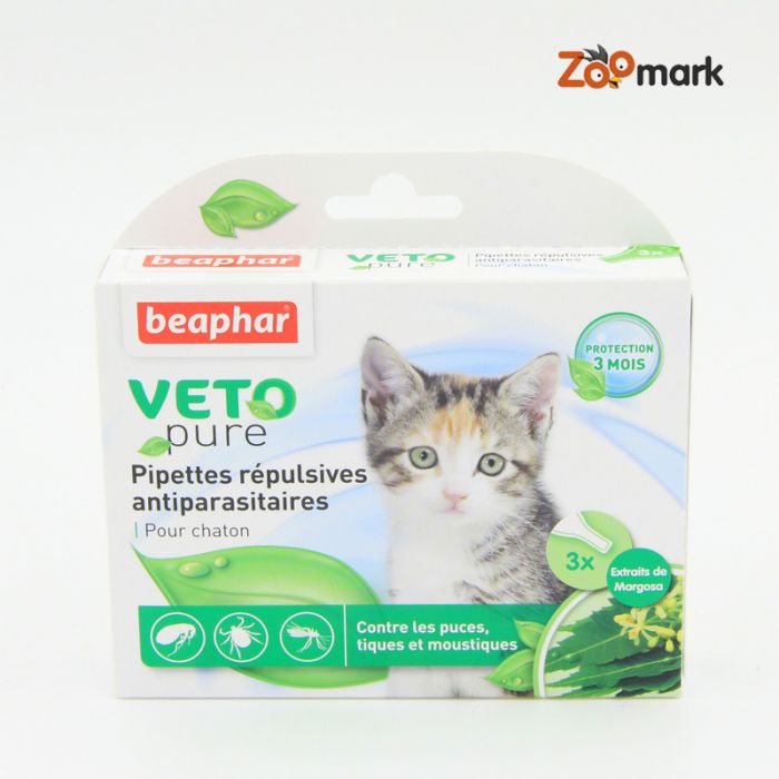 Bio spot on-краплі проти бліх і кліщів для кішок для кошенят