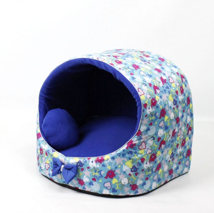 Зіронька Будиночок плащова тканина, Бірюза. 363232 см