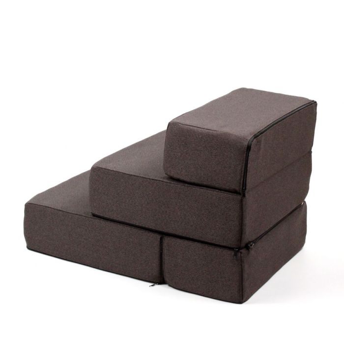 Сходинки меблева рогожка коричневi, 57х38х36 см 