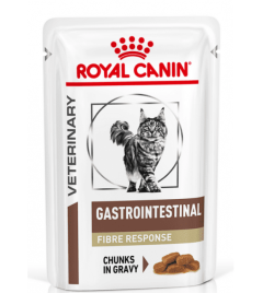 Вологий корм Royal Canin Gastrointestinal Fiber Response для котів з проблемами травлення, 85 г   Конс-ва Royal  85гр GI FIBER RESPONSE CIG  корм для котів