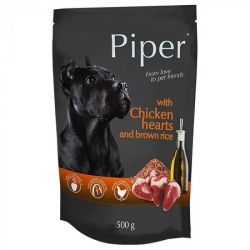 DN Piper Dog з курячим серцем і рисом 500 гр 