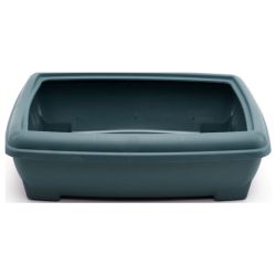 Туалет з рамкою для кішок 483415 см RELAX 218 Графітовий