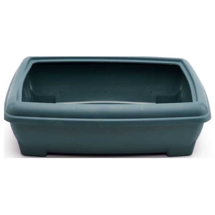 Туалет з рамкою для кішок 483415 см RELAX 218 Графітовий