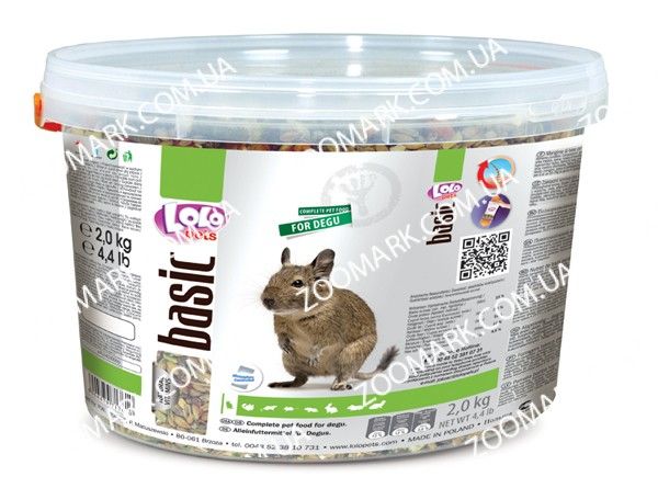 Корм для дегу Lolo Pets 2 кг