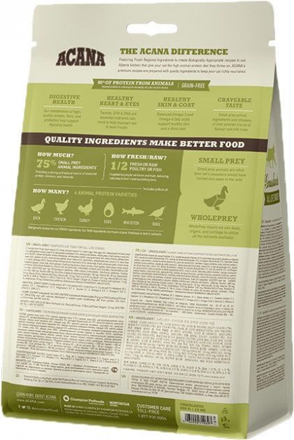 ACANA Grasslands Cat для котів 4.5 кг