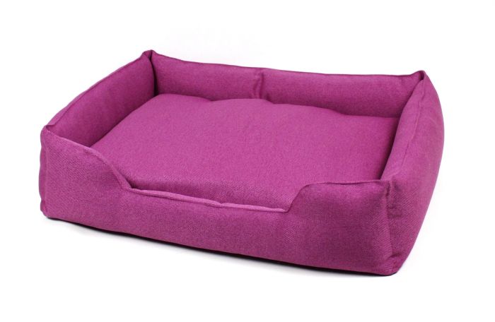 Лежак Мілан меблевий велюр Фуксія. 7010019 см