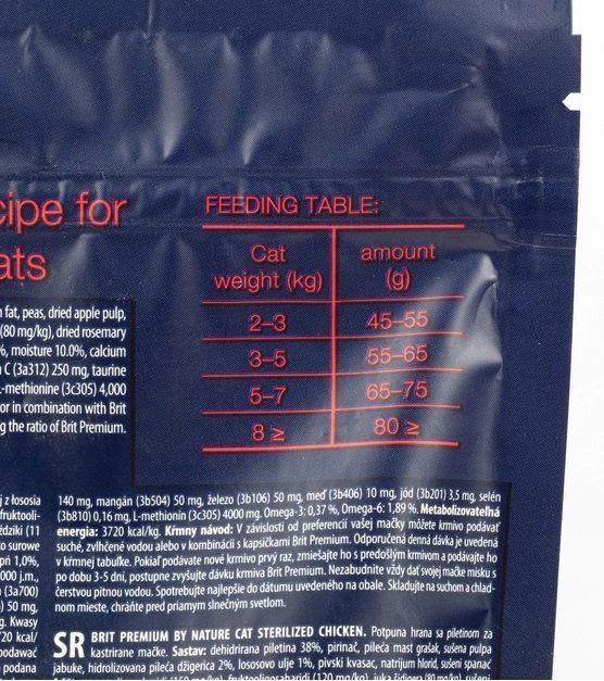 Brit Premium by Nature Cat Sterilised Chicken Сухий корм для стерилізованих кішок з куркою 300 г