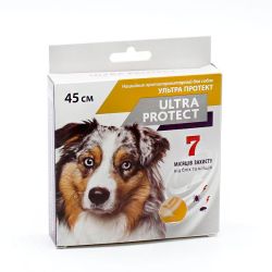 Ultra Protect-протипаразитарний нашийник для собак 45 см, Palladium білий