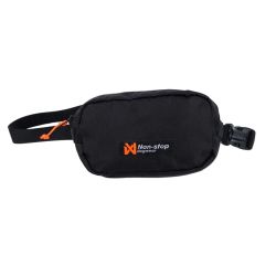 Сумка-бананка для ласощів та аксесуарів собак Trail quest fanny pack Non-stop dogwear Чорний