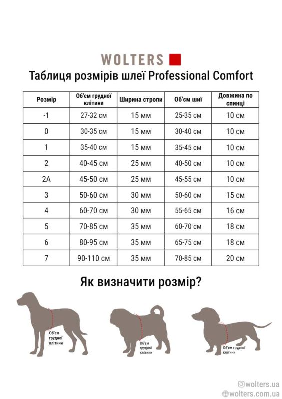 Шлейка для собак пом'якшена Wolters Professional Comfort 0 30-35 см / 15 мм Малиновий