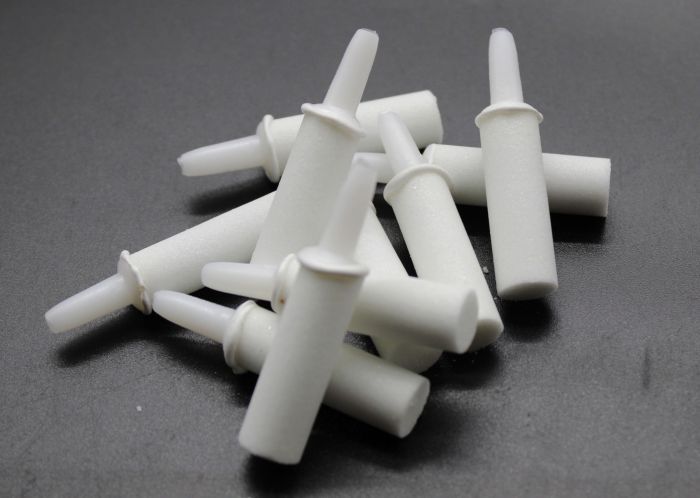 Розпилювач мінеральний для акваріума, набір 10 шт, циліндр білий 1030 мм