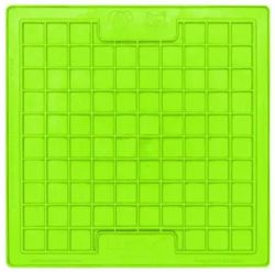 Лизальний килимок антистрес для котів LickiMat Playdate Green Cat, м'яка основа