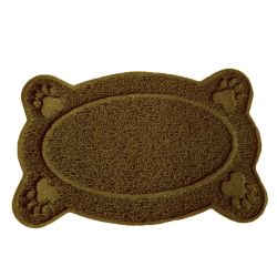 Килимок овал з лапками 2640см Коричневий