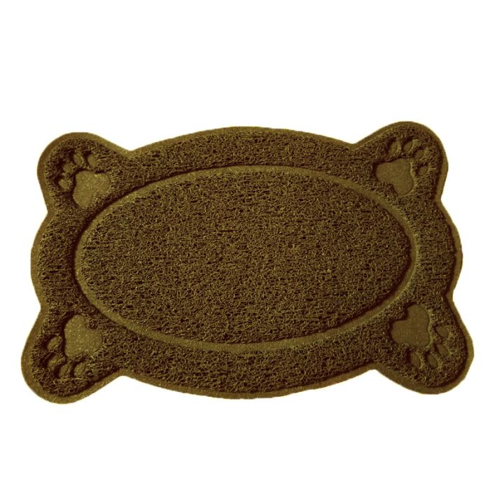Килимок овал з лапками 2640см Коричневий