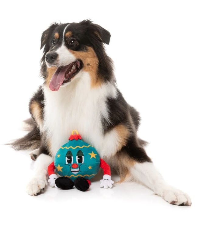 М'яка іграшка для собак FuzzYard Новорічна куля