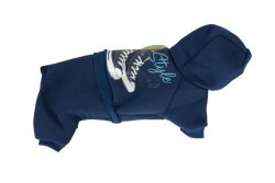 Старт комбінезон для собак хлопчиків з трикотажу на флісі S