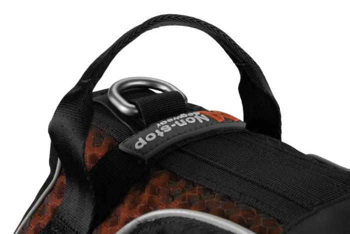 Шлейка для собак Rock harness Non-stop dogwear Чорний/Помаранчевий M
