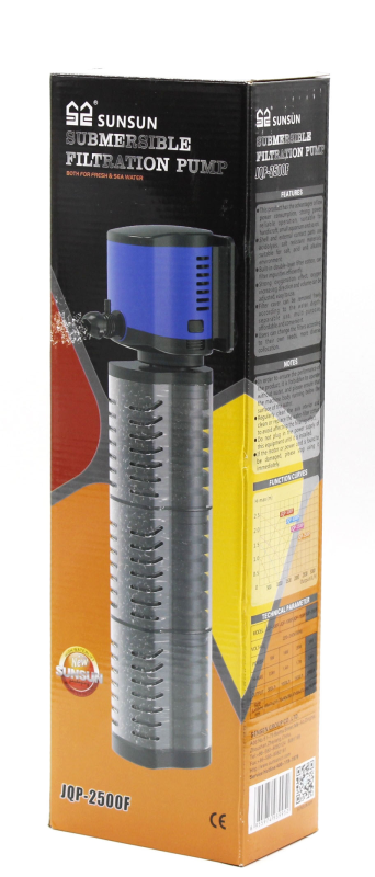Фільтр SunSun JQP-2500F 35вт, 2500лг, на 250-500л 