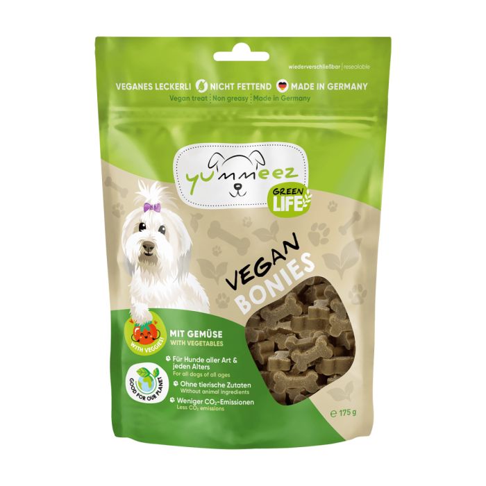 Веганські ласощі для собак з овочами Yummeez Green Life для будь-якого віку 175 г