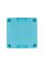 Лизальний килимок антистрес для маленьких собак собак LickiMat Mini Tuff Soother Turquoise, тверда основа