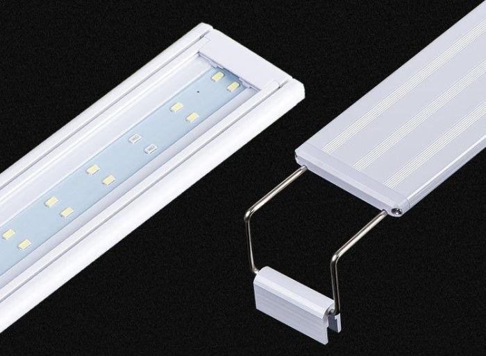 LED-світильник для акваріума Quanlong в чорному корпусі 80 см