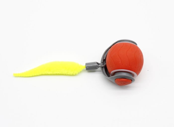 Мяч із хвостиком, інтерактивний, 5 см. Помаранчевий.