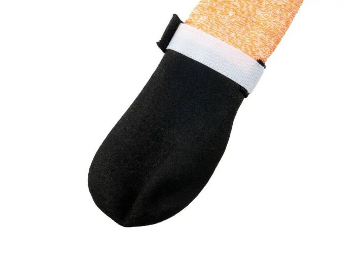 Високі черевики для собак Protector bootie high Non-stop dogwear Чорний/Помаранчевий XS 4 Шт.